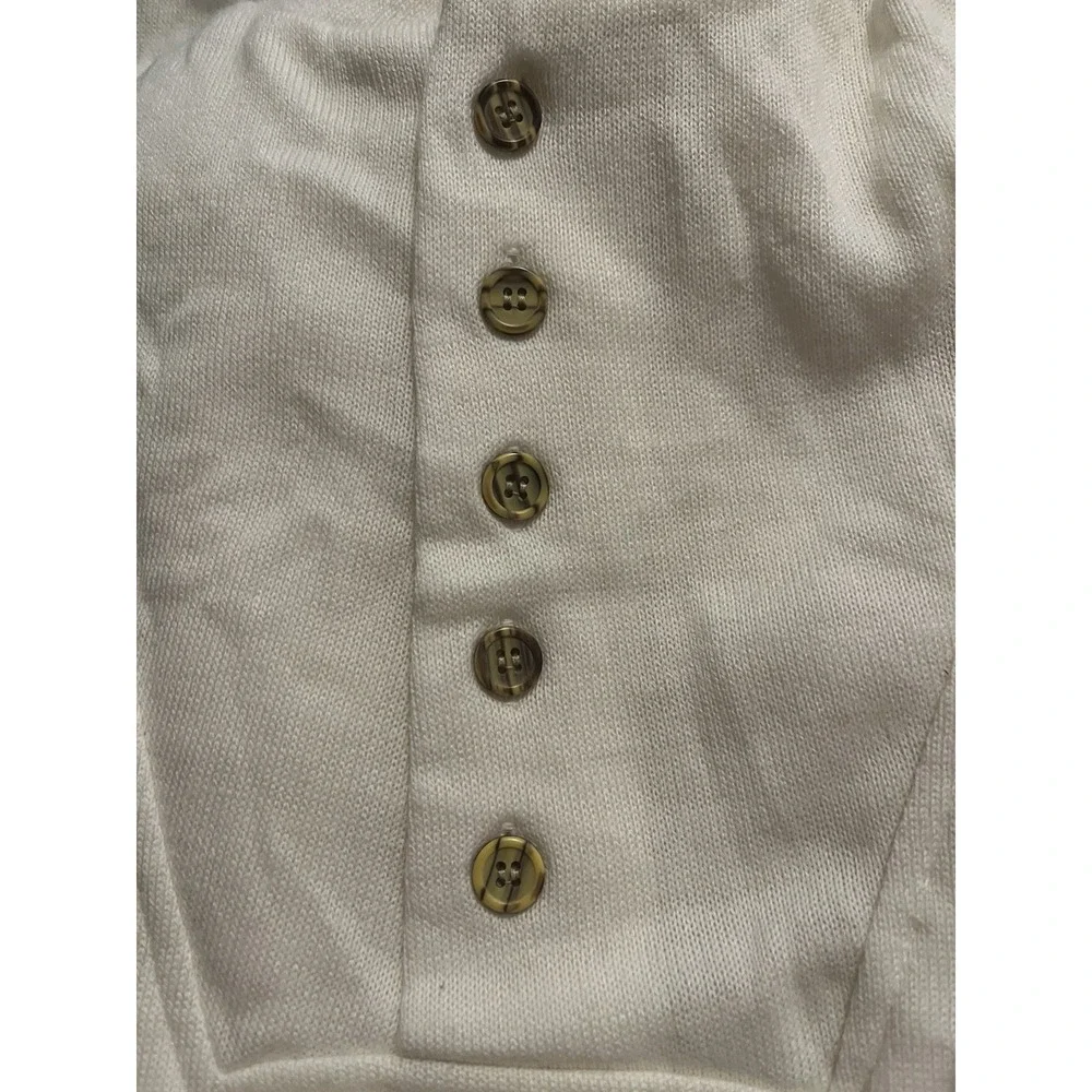 Country Touch Men's  Sweater with Buttoned Collar W/ Pockets Size Xl